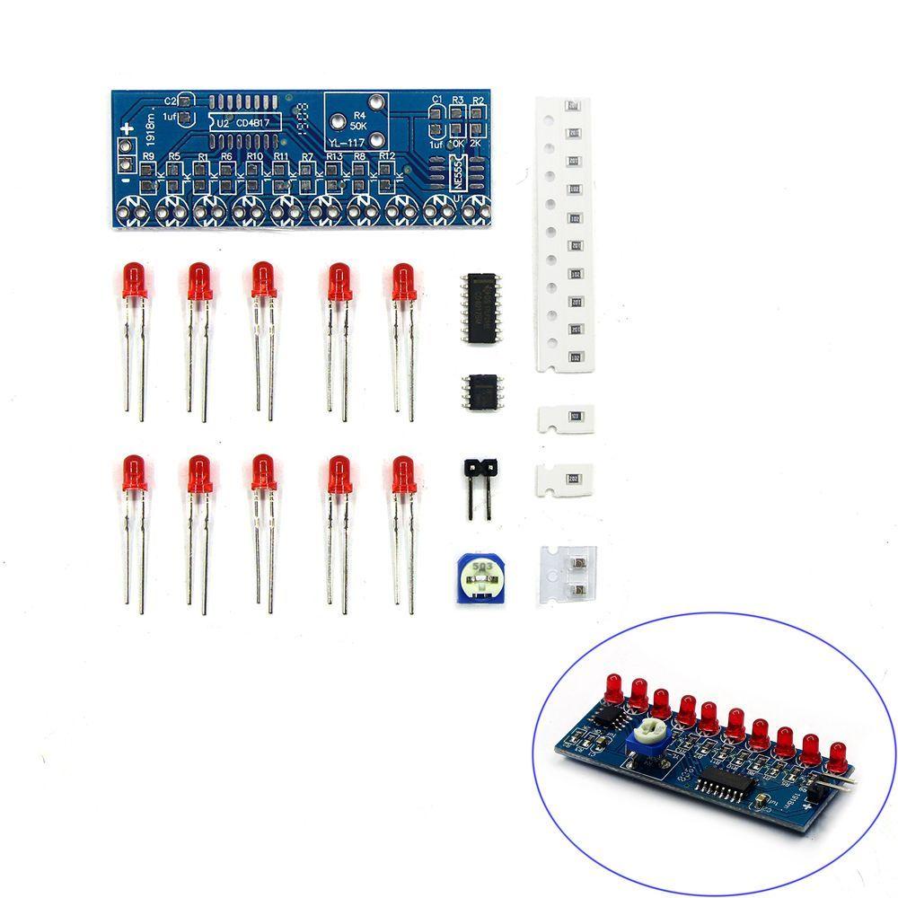 Mô Đun Đèn LED NE555 + CD4017 NE555 + CD4017 Tự Làm Chuyên Dụng