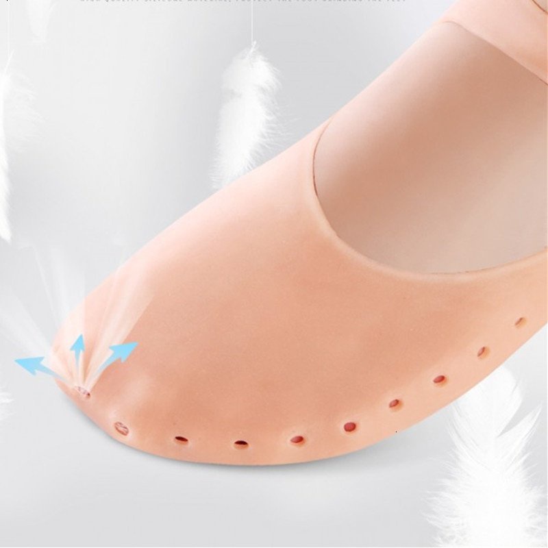 Đôi vớ silicone bảo vệ gót chân chống nứt nẻ ngăn ngừa bong tróc