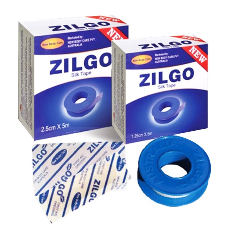 BĂNG KEO LỤA ZILGO (2.5CM X 5M -  1.5CM X 5M)