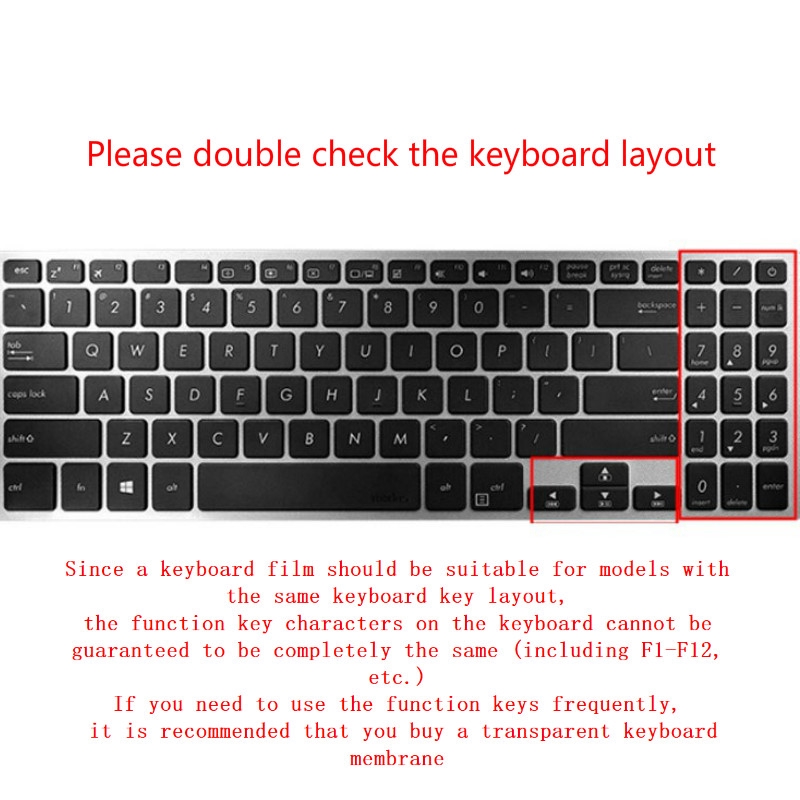 Miếng Dán Bàn Phím Silicon Siêu Mỏng Cho Asus Yx560Ud I5-8250U X507 15.6 Inch