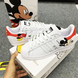 Giày Sneaker Nam Nữ Superstar Mickey AST08 - Phong Cách Trẻ Trung, Năng Động Dễ Dàng Phối Mọi Loại Quần Áo