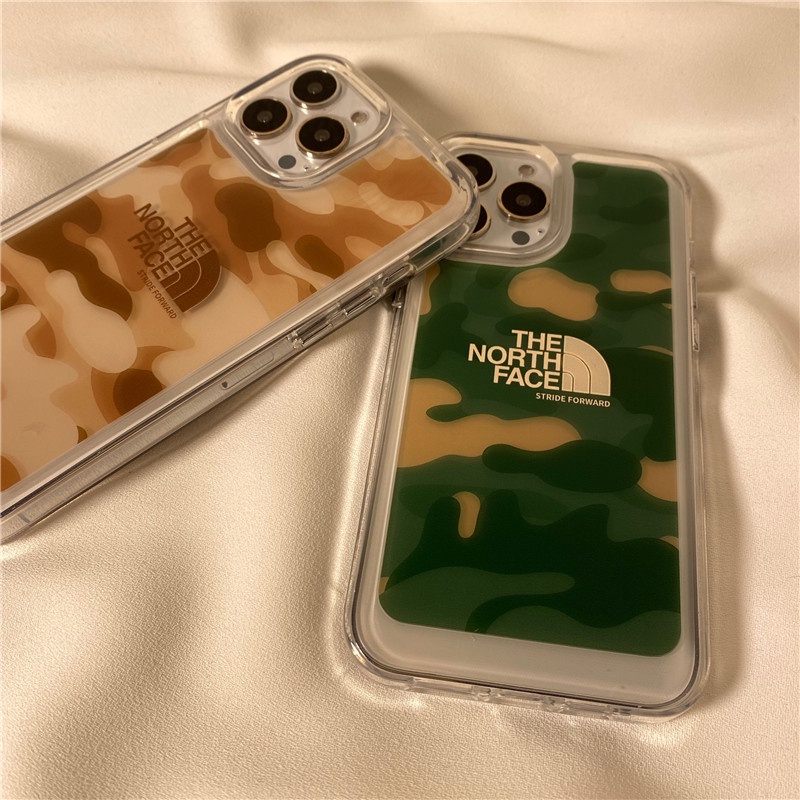 Ốp Điện Thoại Cạnh Mềm Trong Suốt Chống Sốc In Hình Không Gian The North Face Cho IPhone 11 13 12 X XS Pro Max XR 12 13