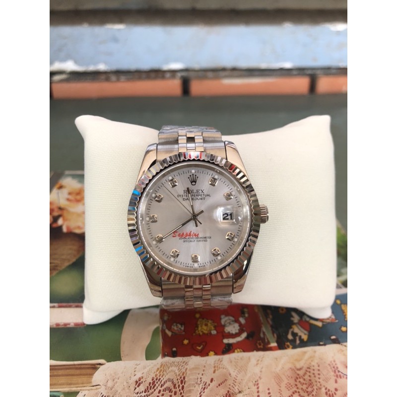 Đồng Hồ Nam Rolex, kính saphire chống xước.
