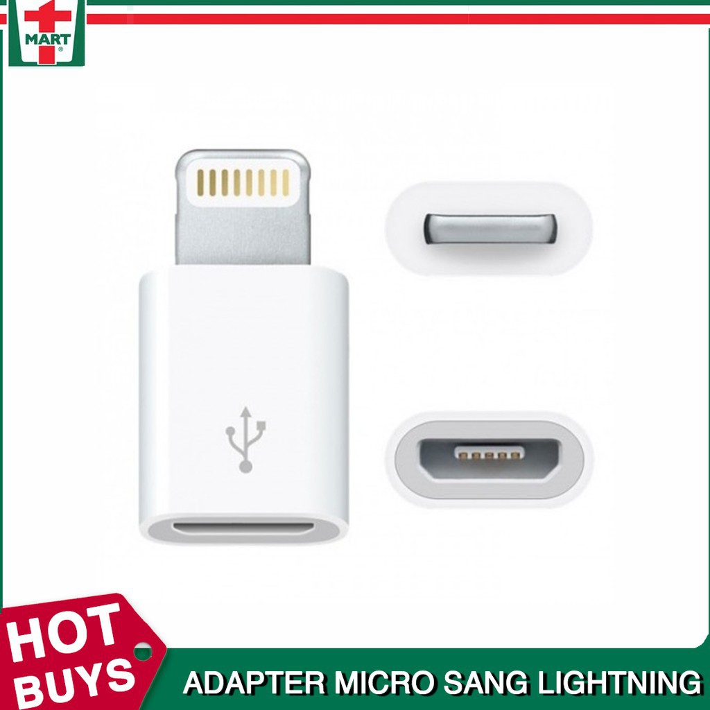 ĐẦU CHUYỂN MICRO USB SANG LIGHTNING Loại tốt