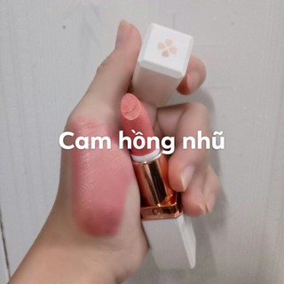 Son dầu dừa cao cấp màu cam hồng nhũ lấp lánh