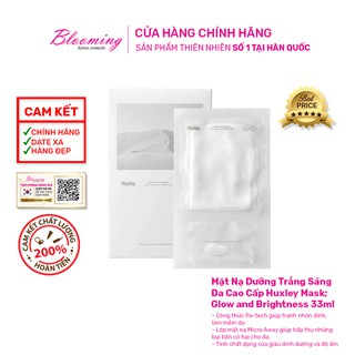 Mặt Nạ Dưỡng Trắng Sáng , Căng Bóng Da Huxley Mask; Glow and Brightness 25ml