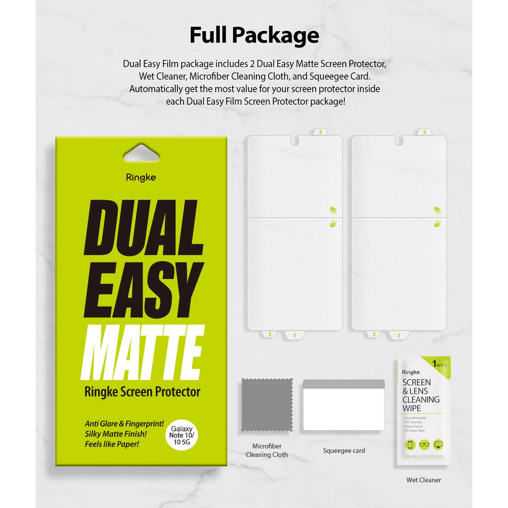 Miếng Dán Bảo Vệ Màn Hình RINGKE Cho Samsung Galaxy Note 10
