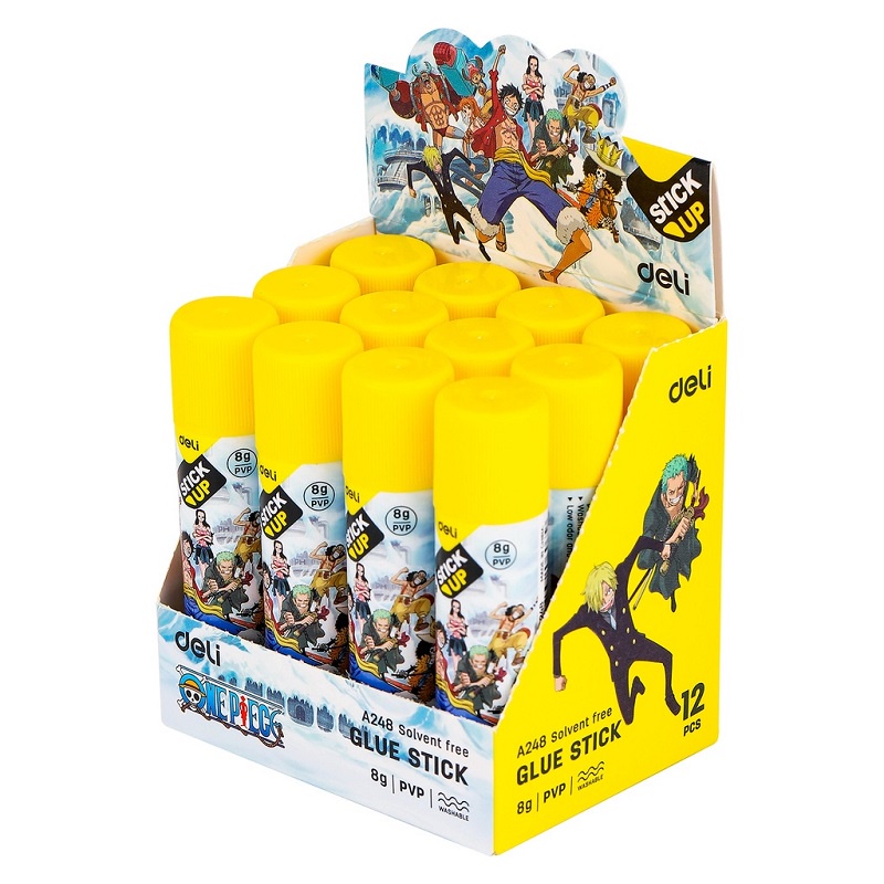 Keo khô Deli A248 / Hồ dán 248 nhân vật One Piece - 1 lọ