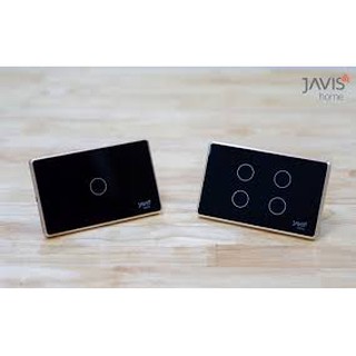 Công tắc wifi javis có viền vàng 1, 2, 3, 4 nút