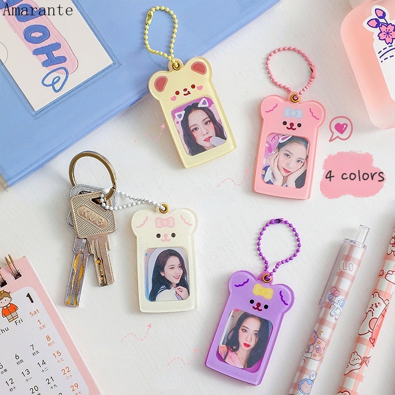 Móc Khóa Hình Khung Ảnh Mini Bằng Acrylic Dễ Thương DIY