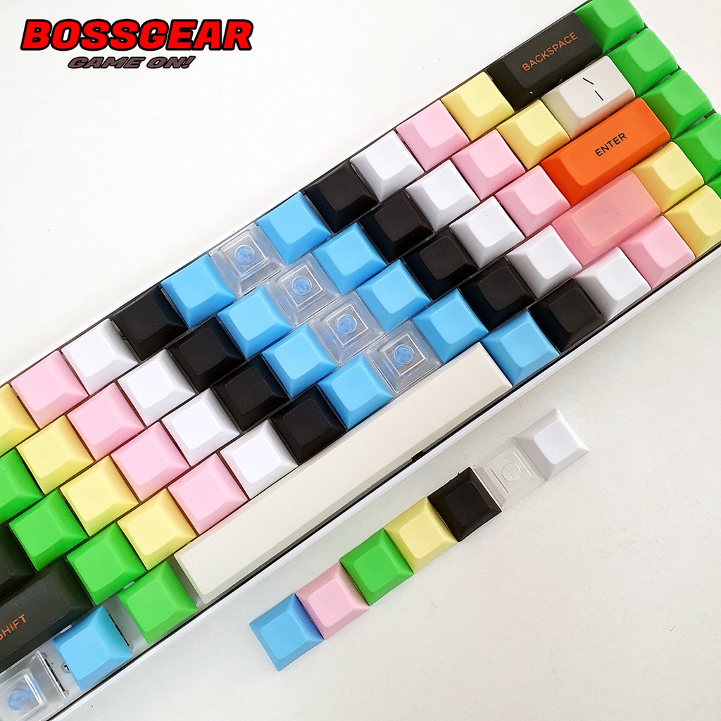 Keycap DSA Blank trống 1U Lẻ Chất liệu PBT nhiều màu sắc