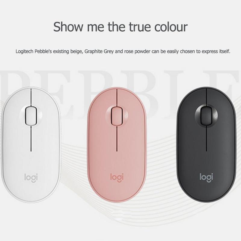 Chuột Logitech Pebble M350 - Kết nối Bluetooth hoặc đầu thu 2.4 GHz, Yên tĩnh - LJP