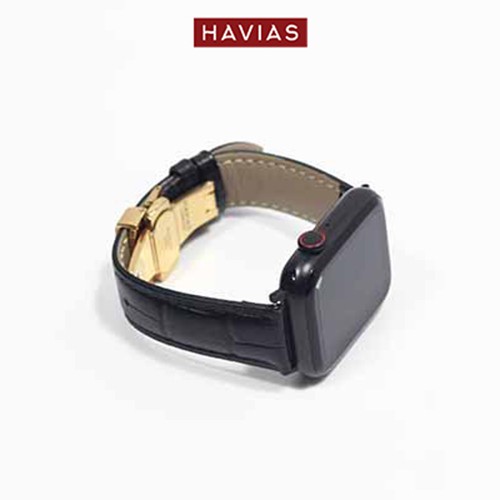 Dây đồng hồ Apple Watch HAVIAS Lux8 - Dây Đen (Black)