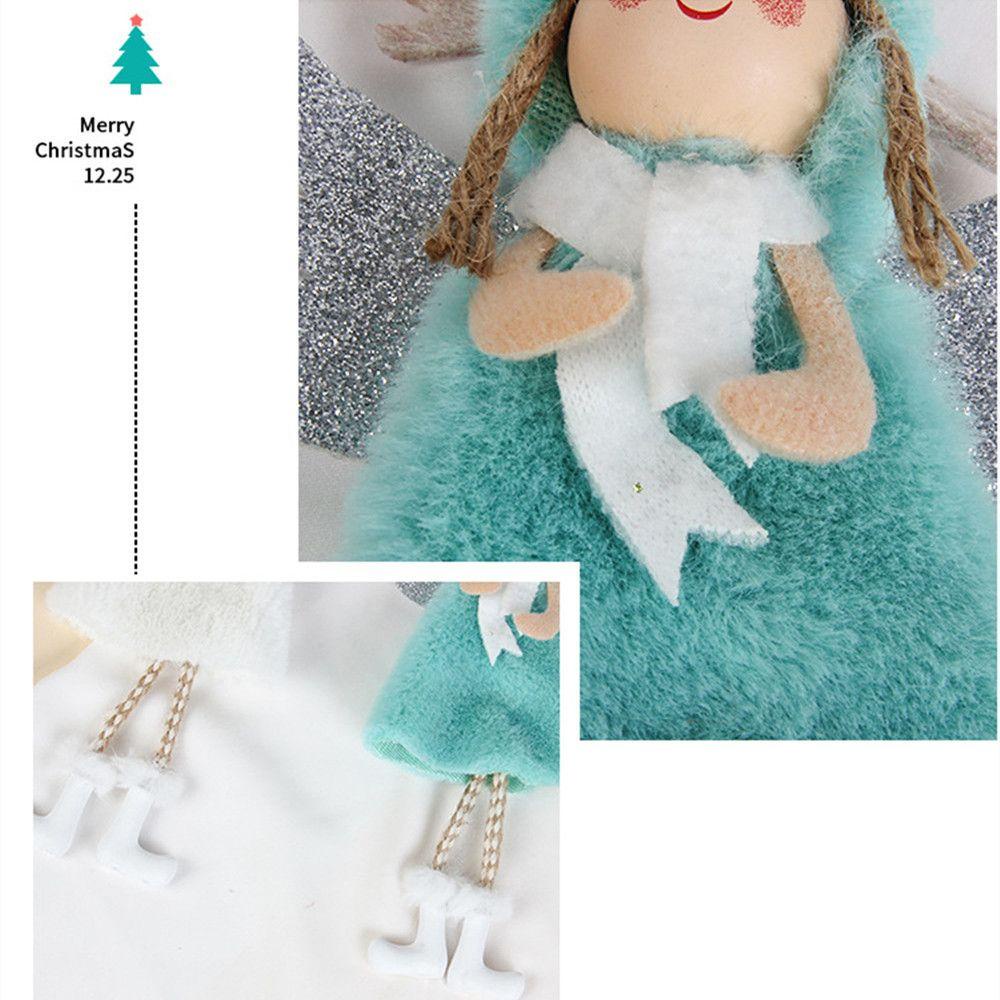 CONOPERY Phụ Kiện Treo Trang Trí Cây Thông Giáng Sinh Hình Thiên Thần Dễ Thương DIY