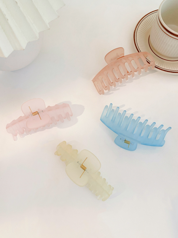 Kẹp tóc màu kẹo ngọt phong cách Hàn Quốc thời trang xinh xắn cho nữ