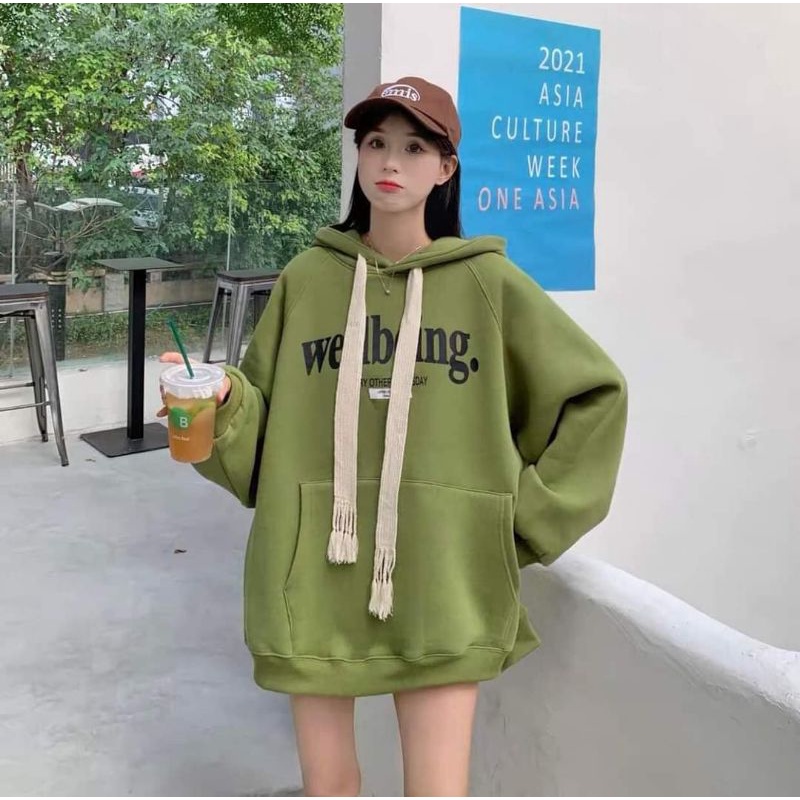Áo Nỉ Hoodie WELLBELING Fom Rộng