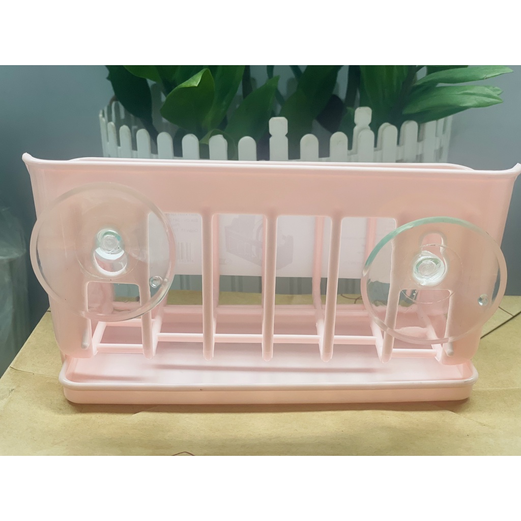 Kệ nhà tắm đa năng hít chân không có khay thoát nước 391