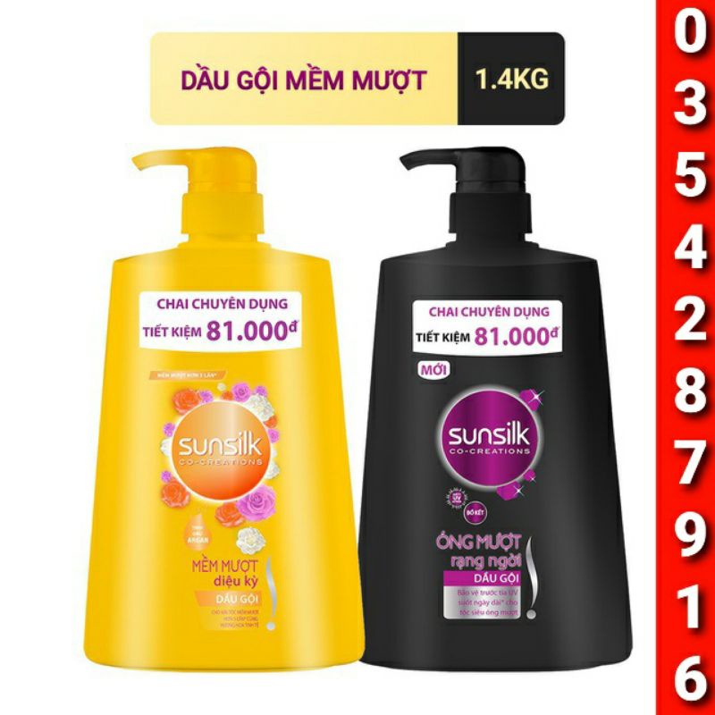 Dầu gội SUNSILK 1,4Kg