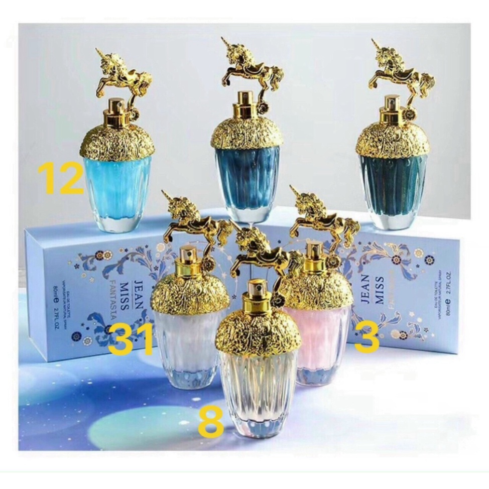 (Gía Sỉ) Nước Hoa Nữ FANTASIA, Dầu Thơm Nữ Quyến Rủ, Quý Phái 80ml Cao Cấp