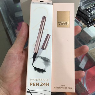 VACOSI Bút kẻ mắt nước đen bóng 24h GOLD Không Trôi PRO VM20