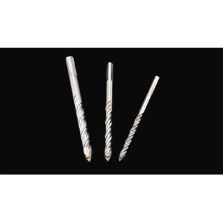 Mũi khoan bê tông mũi khoan đa chức năng bằng hợp kim màu bạc size 6-8-10-12mm