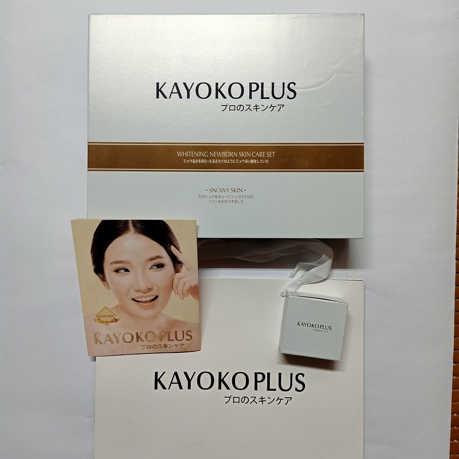 Bộ mỹ phẩm KAYOKO PLUS trắng 5in1 của Nhật dưỡng trắng da