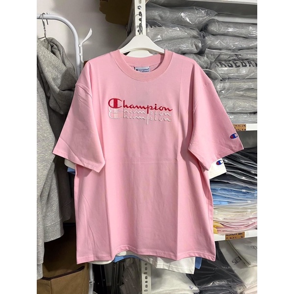 TEE champion( Chính Hãng ) full tag đầy đủ , logo thêu có video ảnh thật