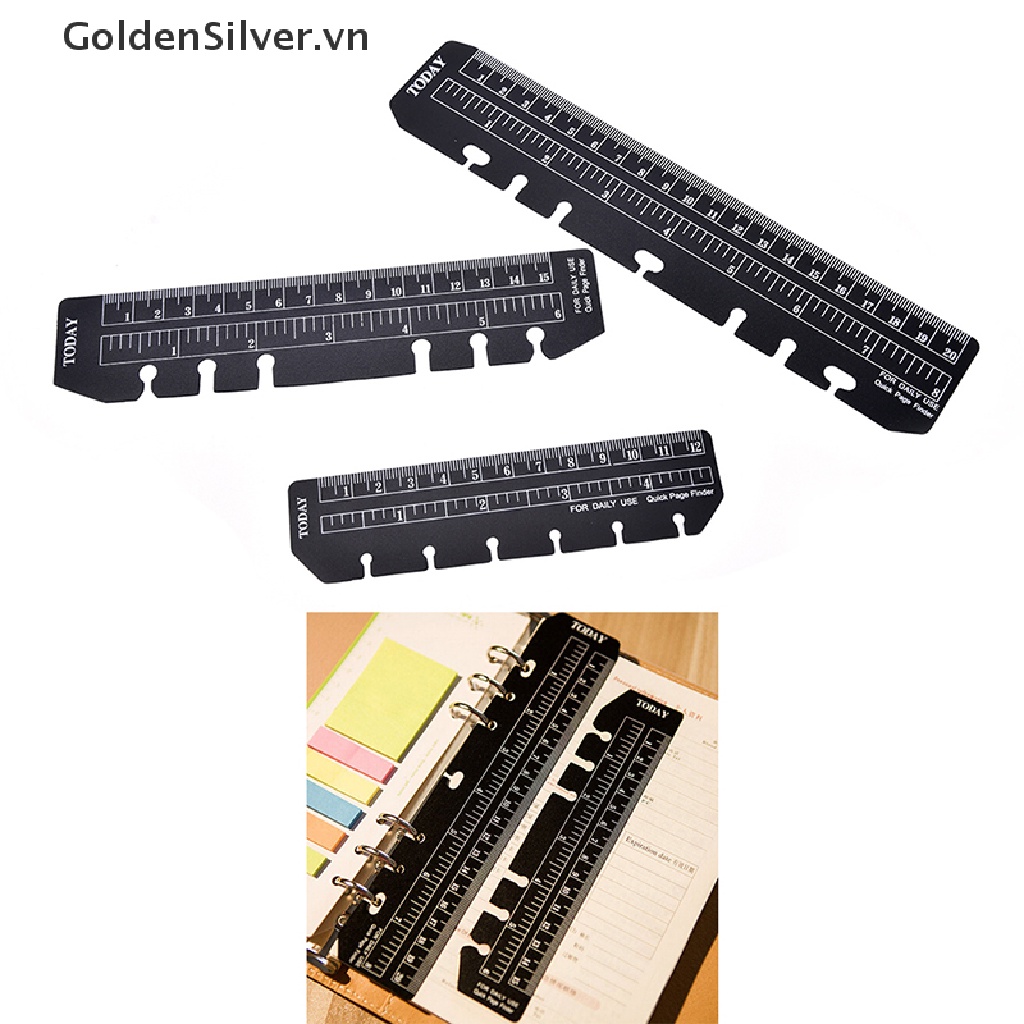 Thước Đo Dạng Xoắn A5 A6 A7 6 Lỗ Tiện Dụng Cho Học Sinh