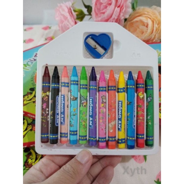 Sáp Màu Ngôi Nhà 12 màu