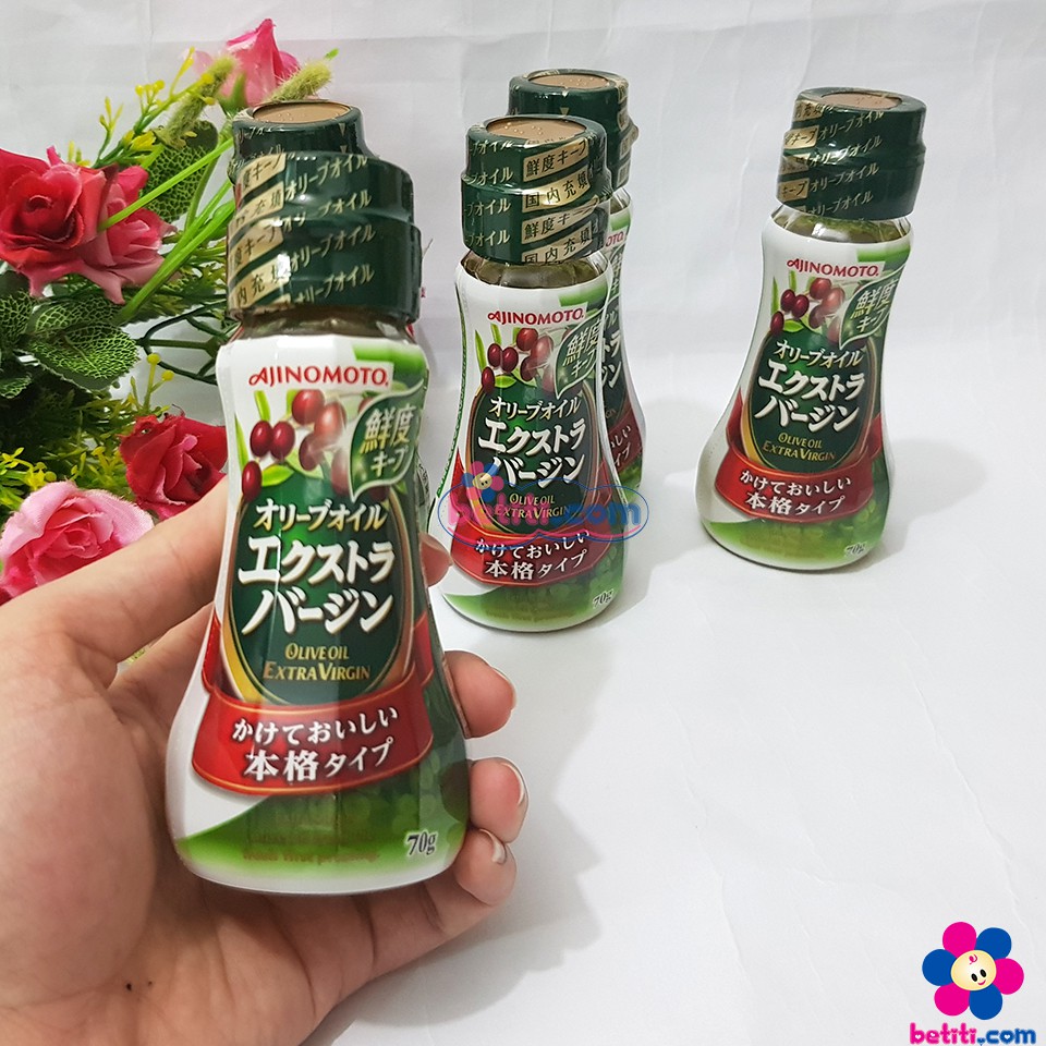 Dầu Olive Ajinomoto Extra Virgin Nhật Bản 70gr (Date 2022) - 4902590852716