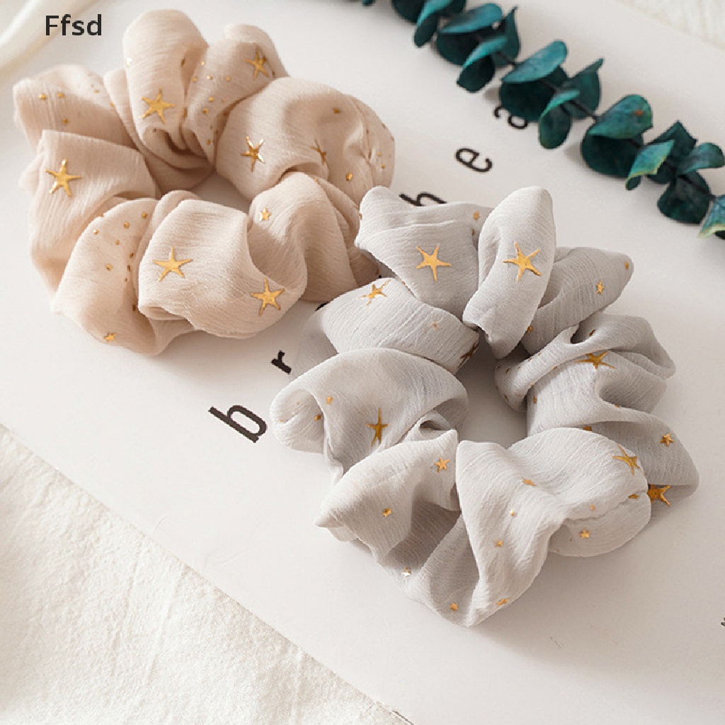 {Ffsd} Dây Buộc Tóc Cao Su Co Giãn In Họa Tiết Sáng Ngọt Ngào Dành Cho Nữ * Giảm Giá Hot