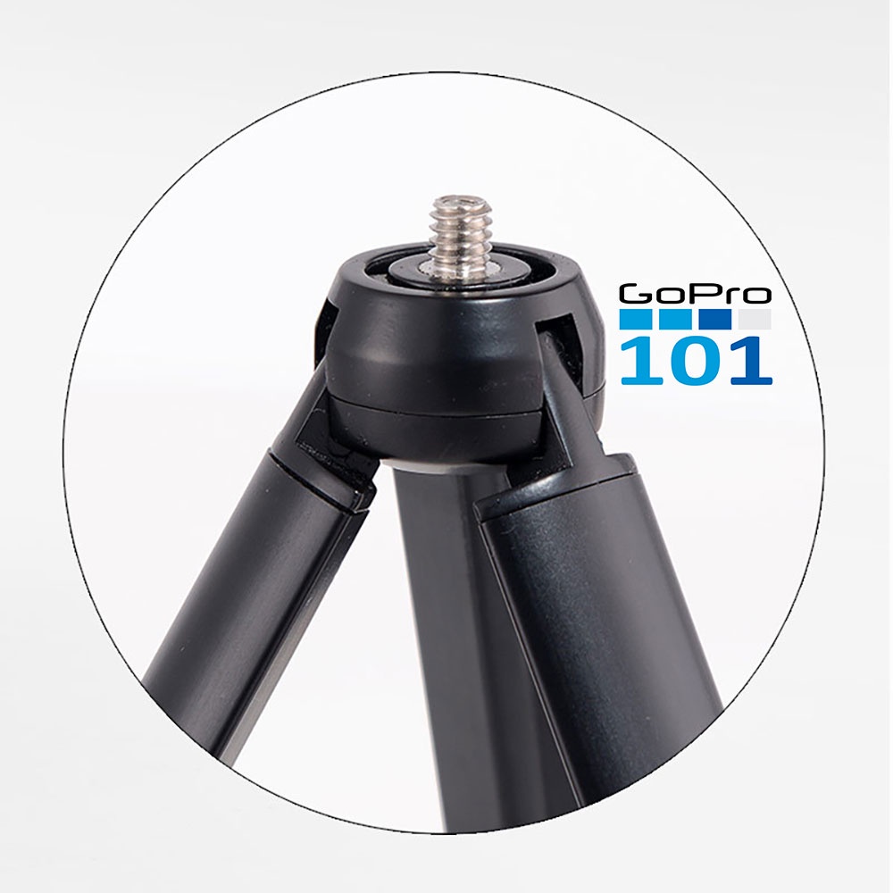 Chân đế tripod mini gấp gọn bằng hợp kim nhôm có ốc 1/4'' cho máy ảnh, Gimbal, GoPro