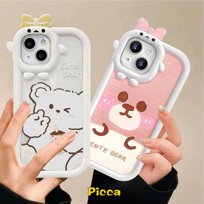 Ốp Điện Thoại Mềm Chống Sốc Hình Quái Vật 3D Cho IPhone 11 XR 7 8 6 6S 14 Plus 11 13 12 14 Pro MAX X XS MAX SE 2020