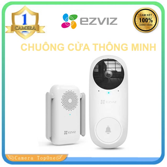 Bộ chuông cửa có hình không dây Ezviz DB2C