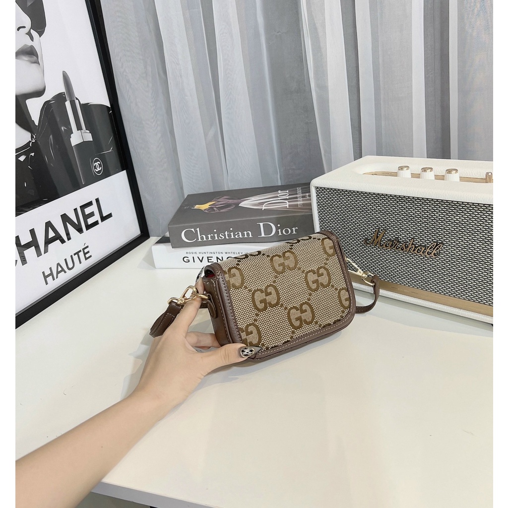 TÚI Đeo chéo HÀ HỒ mini dây tháo rời túi da cao cấp hàng chuẩn QC loại 1