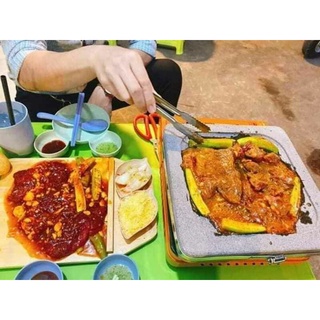 Đá nướng Vuông Lõm 25*25