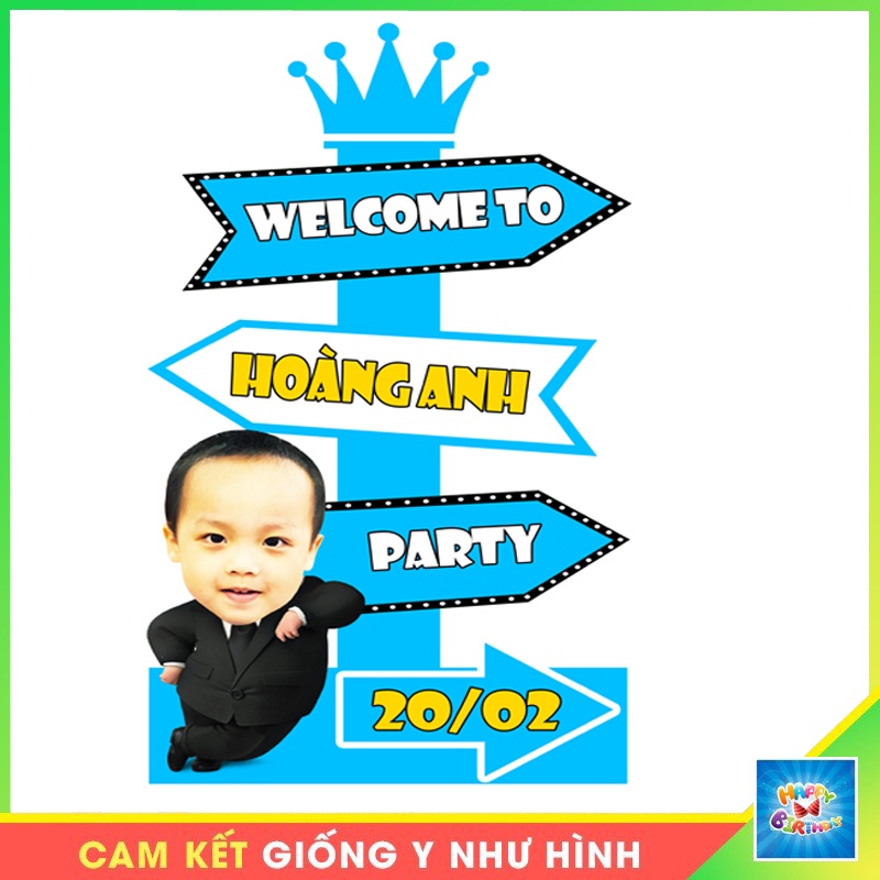 Cây welcome trang trí sinh nhật trang trí đầy tháng trang trí thôi nôi