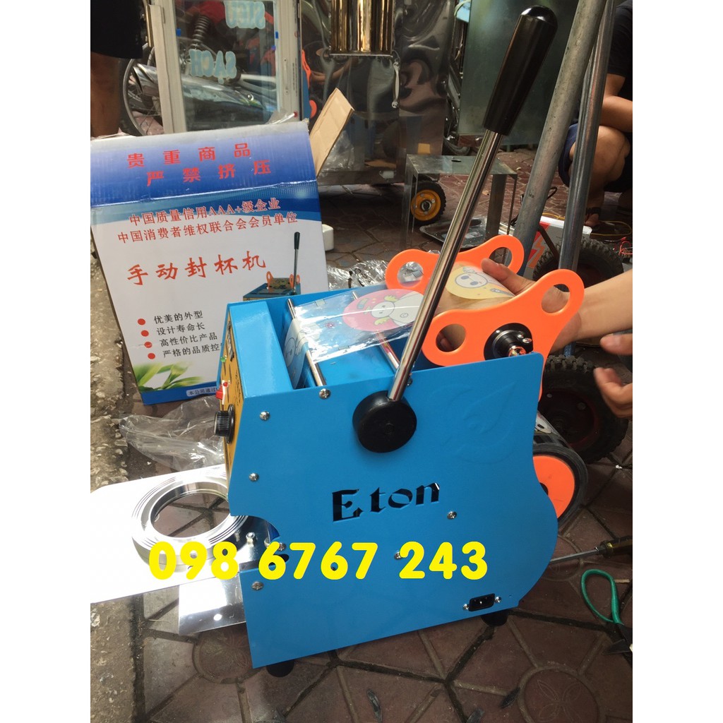 Máy dán miệng cốc Eton-D6