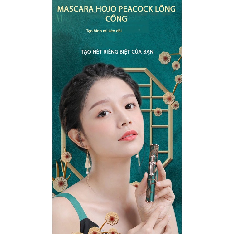 Mascara HOJO PEACOCK Limited,Cổ Trang,Siêu Đẹp,Đầu Chuốt Nhỏ,Thưa,Giúp Mi Của Nàng Trở Nên Công Vút,Sắc Sảo,Không Lem.