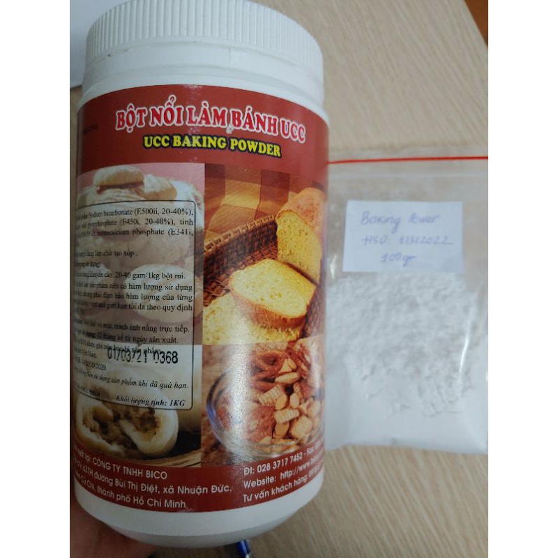 Baking power (Bột nổi, bột nở) 100gr dùng làm bánh