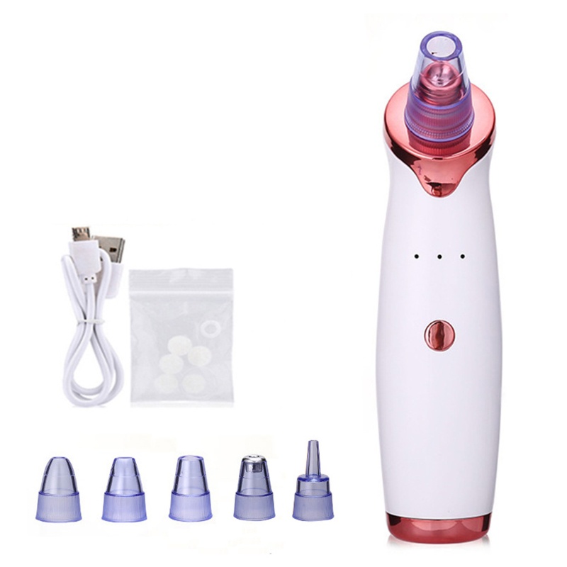 Máy Hút Mụn Đầu Đen YOUYO Kèm 5 Đầu Hút Thay Thế Tiện Dụng