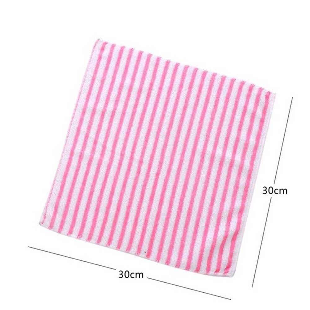 Bộ 5 Khăn Lau Chén Dĩa Nhiều Màu Sắc Bằng Sợi Microfiber