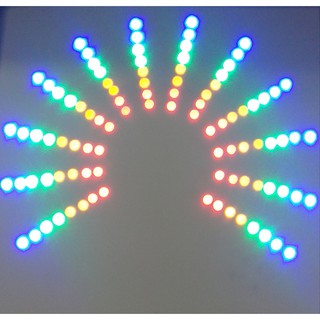 Đèn hào quang phật, led nháy nhiều màu cho tranh phật, đấu sẵn mạch 30cmx30cm