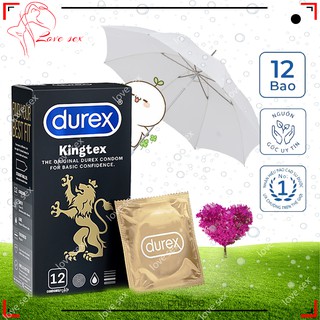 [ HÀNG REAL ] Bao Cao Su Durex Kingtex || Chống Suất Tinh Sớm, Ôm Sát, Siêu Mỏng_Che Tên Sản Phẩm