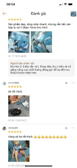 Vali dụng cụ sửa chữa đồ chơi cho bé, máy khoan quay được