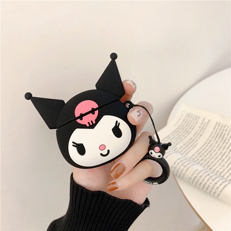 Vỏ silicon hình cún Sanrio Pudding chống nước bảo vệ chống va đập hộp sạc tai nghe cho i9 i10 i11 i12 Apple AirPods 1/2