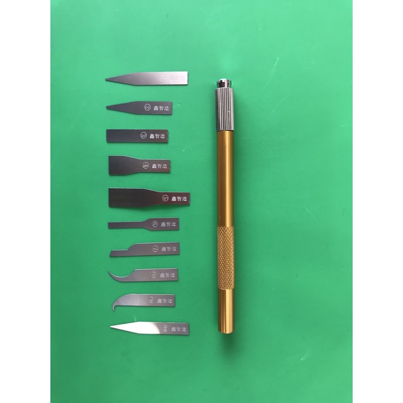 Lưỡi dao, cán dao làm chân, cạo keo ic, tách lưng điện thoại