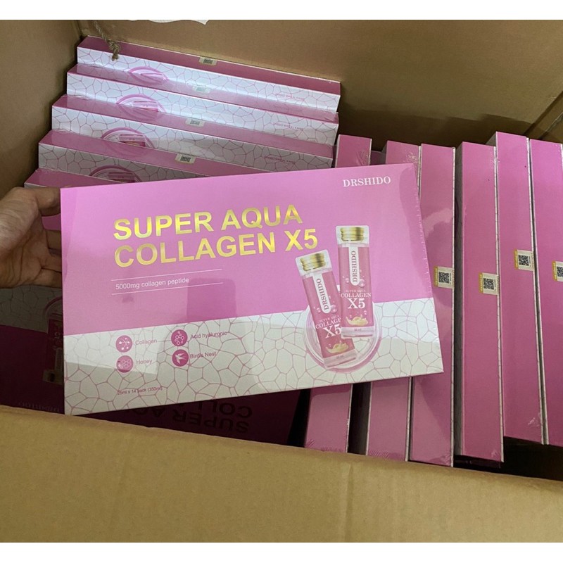 Collagen Yến Sào Nhật Bản Super Aqua Collagen X5