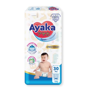 Tã dán sơ sinh AYAKA NB30x8 30 miếng/gói dành cho bé <5kg - Thương Hiệu AYAKA - YOOSOO MALL