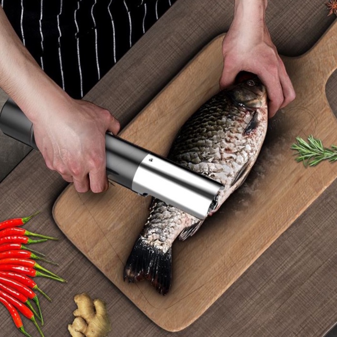 Máy Đánh Vảy Cá Chạy Điện Chống Nước Có Thể Sạc Lại